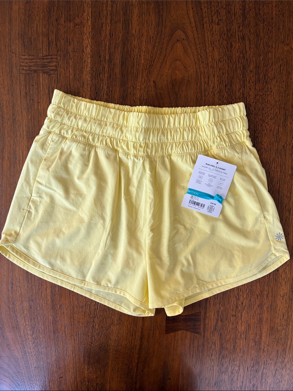 Athleta Girl Run Free 2.5 Short XXL/16 Yellow